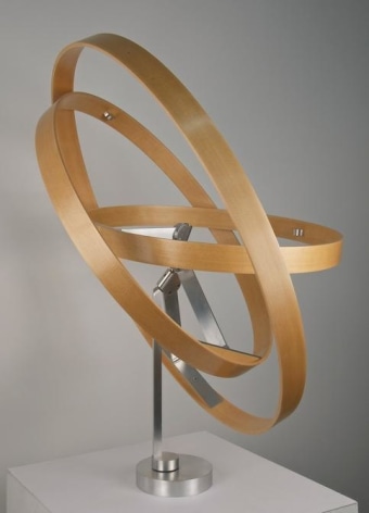Pedro S. de Movell&aacute;n, Tours en L&#039;Air (V.2), 2014, Sitka spruce, brushed aluminum, stainless steel