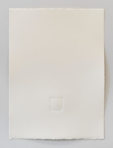 Reynier Leyva Novo, Solid Void #5, 2022. Embossed paper [Fabriano 300 lb.], 22 x 30 in.