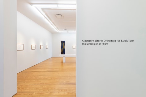 Alejandro Otero, Drawings for Sculptures: The Dimension of Flight, Installation at Sicardi | Ayers | Bacino, 2024. Photo by Anthony Rathbun.