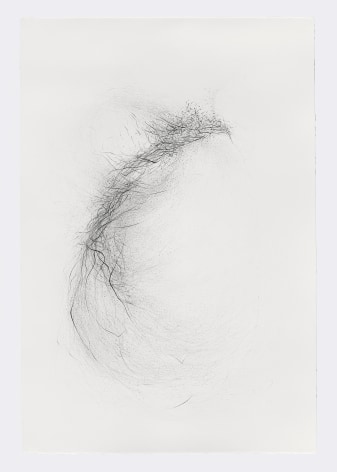 Gustavo D&iacute;az, Untitled, 2021. Graphite on paper, 44 5/8 x 30&nbsp; in.
