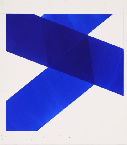 Manuel Espinosa, Untitled, [Serie Lit. color sobre blanco]. Lithographic ink on paper, 9 3/4 x 8 5/8 in. (24.8 x 21.9 cm.)