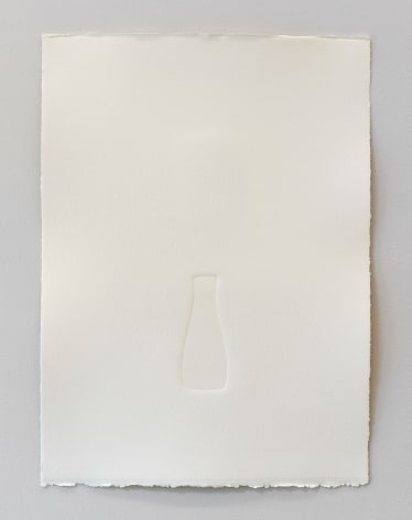 Reynier Leyva Novo, Solid Void #1, 2022. Embossed paper [Fabriano 300 lb.], 22 x 30 in.