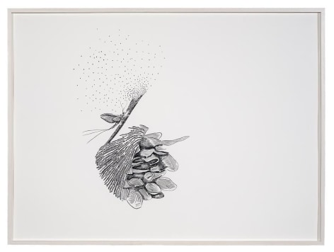 Luisa Roa, Untitled, The Elephant Journey Series, 2012, Ink on paper, 27&quot; x 38&quot;