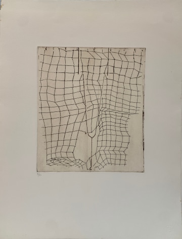 GEGO - Gertrud Goldschmidt, Untitled, 1988. Lithograph on paper, 26 x 19 7/8 in. Paper,&nbsp;13 5/8 x 11 3/4 in. Image