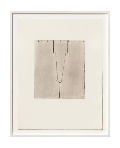 GEGO - Gertrud Goldschmidt, Untitled, 1988. Lithograph on paper, 26 x 19 7/8 in. Paper, 13 5/8 x 11 3/4 in. Image