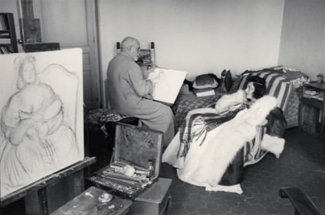  Henri Cartier-Bresson, 	Henri Matisse. Vence. France. 1944.