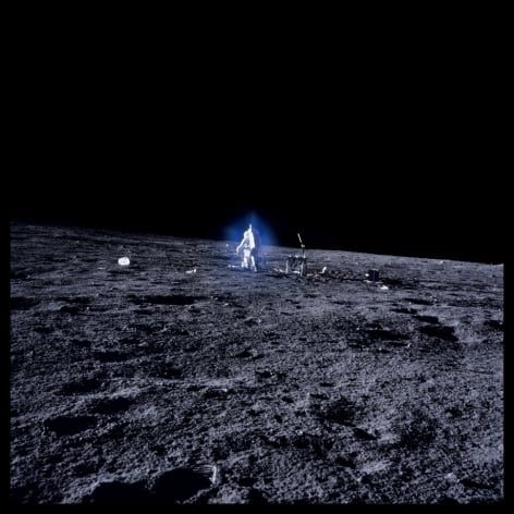 055 Alan Bean Surrounded by Blue Aura Thought
