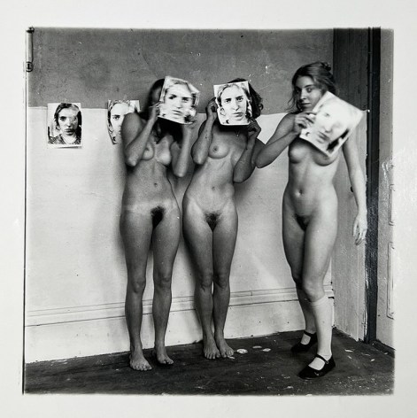 Francesca Woodman, 3 Figures, Providence, RI (Woodman on right)