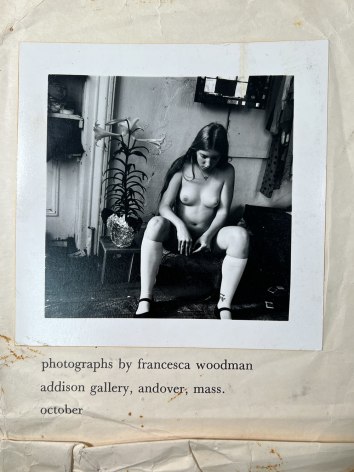 Addison Gallery Invitation (detail), Printed 1976