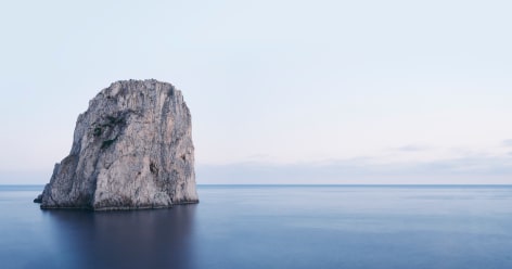 Faraglioni, Capri (ix), 2022, 39 x 74 inch archival pigment print