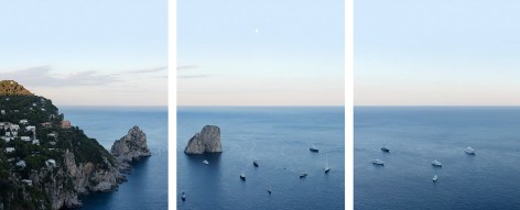 JONATHAN SMITH, Capri at Dawn (Triptych), 2022