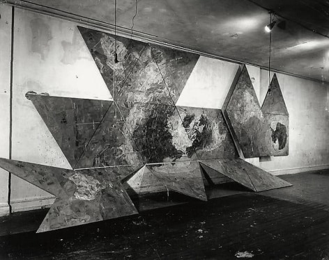 Map (Based on Buckminster Fuller&#039;s Dymaxion Airocean World), 8x10 inch Silver Gelatin Print