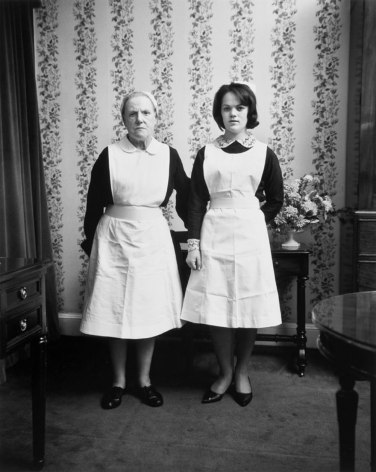 Anna and Emma, Dublin, 1966, 20 x 16 inch gelatin silver print