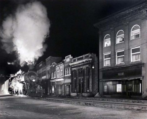 Main Line on Main St., North Fork, WV, 1958