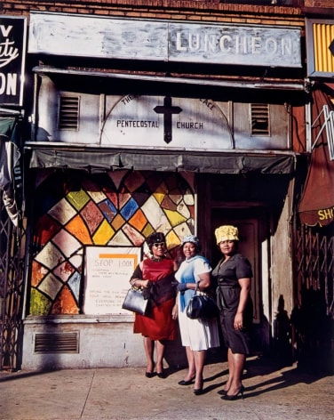Harlem Church, New York, 1964, 20 x 16 inch dye transfer print