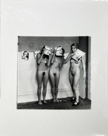 Francesca Woodman&nbsp;, 3 Figures, Providence, RI. (Woodman on right)