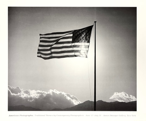 Robert Mapplethorpe &quot;Flag&quot; Poster, 1998, From the show &quot;American Photographs&quot;