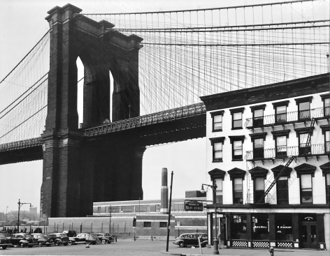 Brooklyn Bridge, 1946., 11 x 14 inch gelatin silver print