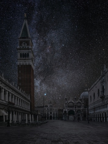 Palazzo Ducale (Venice) from the series &quot;Darkened Cities&quot;&nbsp;, 40 x 26 inch archival pigment print - Edition of 5