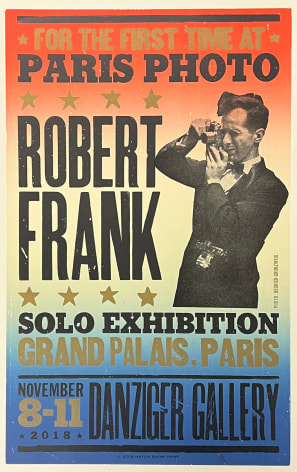 Robert Frank Poster for Paris Photo, 2018, 22 x 14 inches