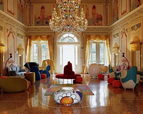 Alberto Narduzzi. The Byblos Art Hotel Lobby.  2004.  40 &quot;x 50&quot;