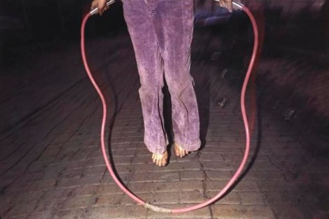  Pink Jump Rope, Wilkes-Barre, 1975&nbsp;, 	14 x 17 inch dye transfer print