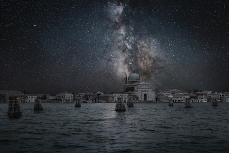 Giudecca (Venice) from the series &quot;Darkened Cities&quot;&nbsp;, 26 x 40 inch archival pigment print - Edition of 5