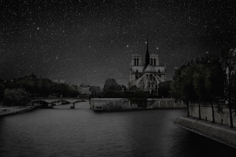 THIERRY COHEN, Paris 48&deg; 51&rsquo; 03&rsquo;&rsquo; N 2012-07-19 lst 19:46 (Notre Dame)