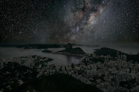 Rio de Janeiro 22&deg; 56&rsquo; 42&rsquo;&rsquo; S 2011-06-04 lst 12:34, 26 x 40 inch pigment print - AP after a sold out edition of 5