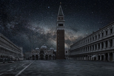 San Marco (Venice) from the series &quot;Darkened Cities&quot;&nbsp;, 26 x 40 inch archival pigment print - Edition of 5