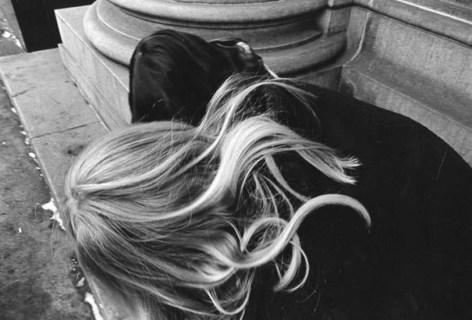  Girl&#039;s Blonde Hair, 1971&nbsp;, 	16 x 20 inch gelatin silver print
