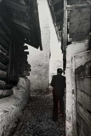 Henri Cartier-Bresson, Alberto Giacometti at his chalet, Stampa, Switzerland, 1961