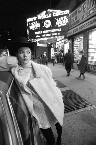 GLEN LUCHFORD, Kate Moss, Times Square, 1994.