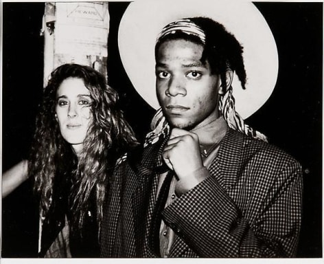 Jean-Michel Basquiat and Jennifer Goode, c. 1985.