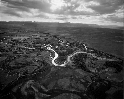  Upper Green River Looking Southeast, Near Pinedale, WY; 2007, 	24 x 30 inch pigment print - Edition of 5