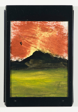 Frank Walter Red Sunset Over Black Mountain