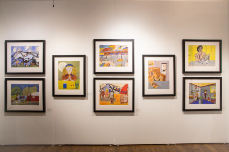 OAF Special Projects:&nbsp;From the Perspective of a Child, Artworks from CMA&#039;s Permanent Collection,&nbsp;Outsider Art Fair New York 2020 (installation view)., Photo by&nbsp;Olya Vysotskaya