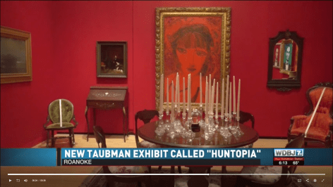 WDBJ: New exhibit with séance room opens at Taubman Museum of Art