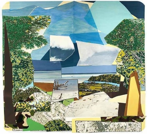 MICKALENE THOMAS Landscape with Ocean, 2011