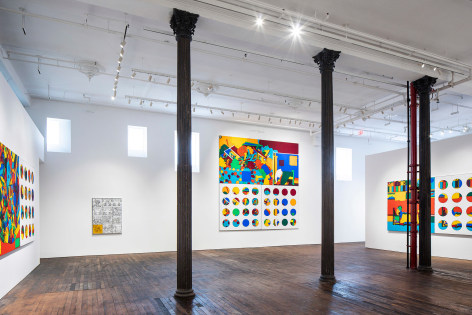 Matt Mullican: Sunday, August 9, 1908,&nbsp;installation view