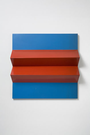 Charlotte Posenenske Faltung (Fold)&nbsp;[red and blue]