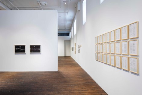 From Scratch, installation view