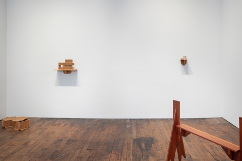 Alex Hay: WOOD Furniture / Objects, installation view