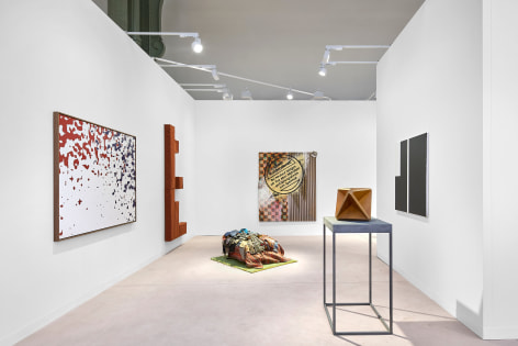 installation view of Peter Freeman, Inc. at Art Basel Paris 2024