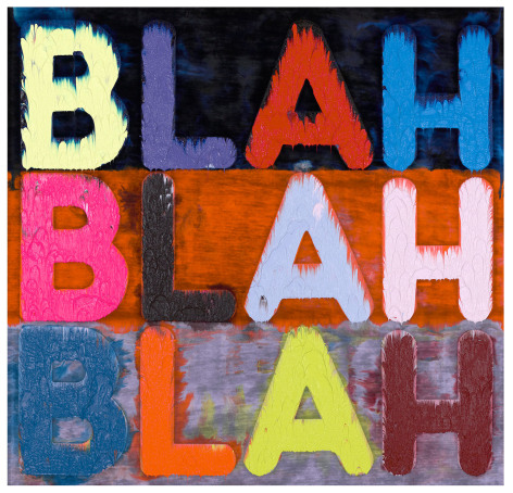 Mel Bochner, Blah, Blah, Blah