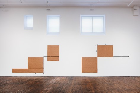 Mel Bochner: 48&quot;&nbsp;Standards, installation view at Peter Freeman, Inc., New York