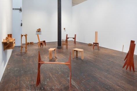 Alex Hay: WOOD Furniture / Objects, installation view