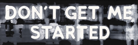 Mel Bochner, Don't Get Me Started, 2019, at Peter Freeman, Inc.