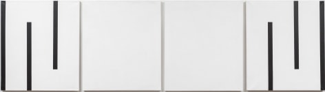 Julije Knifer, POLIPTIH 1&ndash;4 [POLYPTYCH 1&ndash;4], 1976, at Peter Freeman, Inc., New York