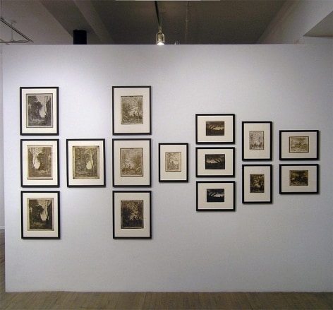 The Hand-drawn Negative: Clich&eacute;s-Verre by Corot, Daubigny, Delacroix, Millet and Rousseau (1854 - 1862)&nbsp;&ndash; installation view 1